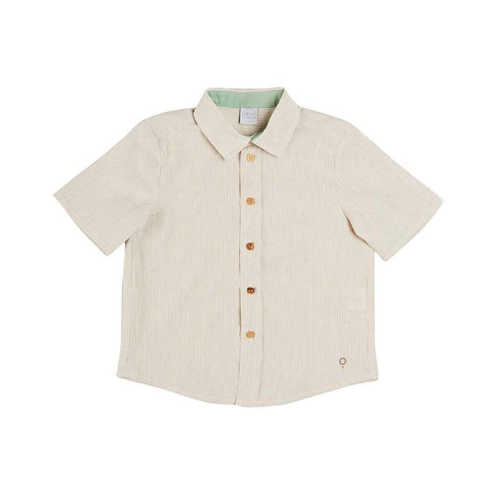 Pepa London Girls  Light Striped Linen Shirt
